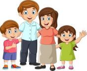 cartoon happy family on white background vector.jpg from family jpg