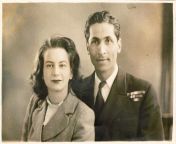 k m nanavati with his wife1.jpg from pavri and