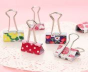 24pcs cute color paper clips para papel flowers metal paperclips binder clips printing small clip for.jpg from cute small clip