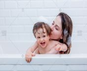 photo.jpg from mother and son in bath tub