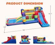 inflatable bounce house with 680w blower and ball pit jpgimpolicymedium from pool toys deflate
