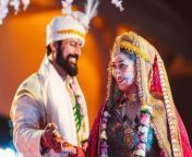 mohit raina and aditi sharma wedding images 1024x716.jpg from indian newly weds