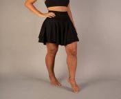 black flowy skirt with shorts for active women bara sportswear large jpgv1656403129 from 谷歌排名💂（电报e10838）google推广 xjf