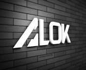 alok 3d logo 4k alok achkar peres petrillo gray brickwall creative.jpg from alok name image