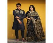 কাপল শাড়ি পাঞ্জাবি ডিজাইন কাপল শাড়ি পাঞ্জাবি সেট couple saree punjabi designs neotericit com 10.jpg from নেট শাড়ি পরা হট বৌদি সেকসি ছবি