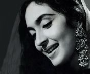 portrait of hindi movie actress nutan.jpg from nutan hindi