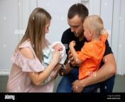 family with a newborn baby mom dad and son look at the newborn sister 2cjfhwg.jpg from mom an son and sister fucking indian pic