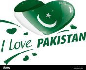 national flag of the pakistan in the shape of a heart and the inscription i love pakistan vector illustration 2atm849.jpg from love pakistan