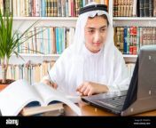 arabic muslim student studying online 2f34gth.jpg from arabic student