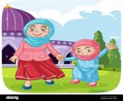 muslim sister and brother cartoon character illustration 2f99md8.jpg from muslim desi anderson sister brother sex