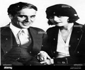 1923 c usa the silent movie actress pola negri was engaged with the celebrated english actor and movie director charles chaplin 1889 1977 for pubblicity reasons and opportunity this two movie legends never played together in the same movie and the self tittled love story during from 1923 to 1925 only cinema film candid portrait ritratto hat cappello regista cinematografico attore attrice comico tie cravatta collar colletto fidanzati fidanzamento lovers innamorati amanti smile sorriso archivio gbb 2p6cfdk.jpg from bengaÃƒÂ„Ã‚Â±i movie rutupornar ful