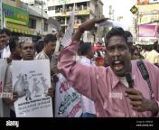 a sri lankan tamil shouts slogans against the government during a protest march in colombo sri lanka friday jan 6 2006 several tamil political groups demonstrated against indiscriminate arrests of civilians by security forces in raids conducted to apprehend ltte suspects in colombo ap photoeranga jayawardena 2pdfk2m.jpg from lanka demala ala six photos