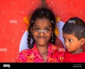 young girl with her little brother in athoor village tamil nadu india m9k1a5.jpg from tamil little