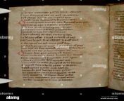 part 2 la chanson de roland in anglo norman 12th century 2nd quarter part 1 bequeathed perhaps already bound with part 2 to osney abbey near oxford by master henry of langley d 1263 35v la chanson de roland 1125 bodleian libraries la chanson de roland 35v mmt841.jpg from pblic neud