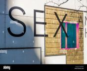 the word sex on a wall outside a small art gallery in nolita new york m3yxt4.jpg from newyork small sex
