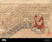 fuefuki okina old man playing a flute print shows an old man kneeling on the ground playing a flute reimagined randgp.jpg from man fuki