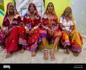 lambadi women in their village in karnataka india s2ybwe.jpg from indian lambadi