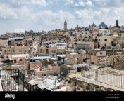 jerusalemisrael27 march 2019view from a tour on the west wall of jerusalem to the old city in the moslim quarter of the old city t8h5y8.jpg from israel moslim