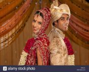 portrait of newly married indian couple x5nkjx.jpg from indian housewife newly married couple hot f