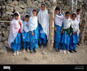 pakistani schoolgirls in school uniform of the aga khan school for a1n78c.jpg from paki ischool