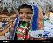 girl in traditional indian tribal dress this style of traditional b9gxe9.jpg from indian north village gi