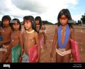 children of the xingu indian go to school built in the village by beh8m1.jpg from niña xingu