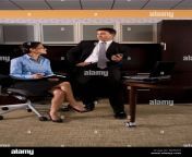 hispanic businessman and businesswoman talking in office bdfdd9.jpg from bd office boss and secretary hot sex videounny lione sex video download