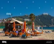 cafe bar cleopatra beach alanya mediterranian coast anatolia region bm3w13.jpg from alanya bar beach