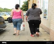 a rear view of two large women walking uk ctnx6b.jpg from very big fat old women and eng sex videos mba