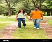 beautiful young indian couple walking outdoors e6kf10.jpg from andhra couple in public park sexmp4