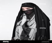 beautiful eyes woman wearing fashion burka on grey background h8hf2c.jpg from burka grils pakistani old men xxx
