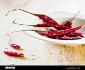 dried red thai chillies in a small bowl jap4e6.jpg from j8r1p6