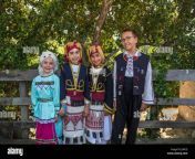 4 four greek americans 3 girls 1 boy greek folk dancers traditional jh0e7j.jpg from 1 ladka ka 3 ladki