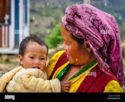 little baby with her mom rasuwa district bagmati region nepal asia kg5p84.jpg from nepali mom an