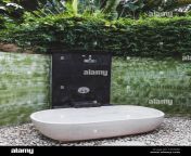 luxury white bath outdoor in garden bali style ktm98p.jpg from paki outdoor bath