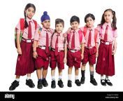 group indian school kids students friends standing together smiling kx3820.jpg from small school and indian young l