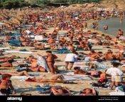 congested holiday beach mykonos greece k3fe18.jpg from german nudists juni