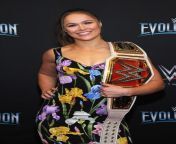 ronda rousey wwe s first ever all women s event evolution red carpet 6.jpg from wwe diva ron
