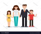 happy family father mother son and daughter vector 18410853.jpg from daughter father and mom son sex