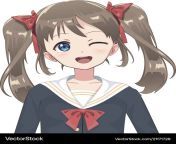 anime schoolgirl cartoon character vector 21171728.jpg from cartoon anime school