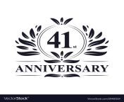 41st anniversary logo 41 years celebration vector 29460324.jpg from 41 jpg