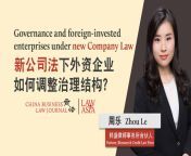 governance and foreign invested enterprises under new company law thumbnail 1.jpg from 中国上市公司治理結構（whatsapp