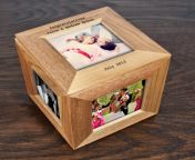 original personalised oak photo cube keepsake box.jpg from photo box