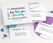 original personalised reasons i love dad notes.jpg from dad no actress reason cleav