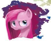523075safe artist colon sunibee pinkie pie earth pony pony female mare pink coat pink mane pinkamena diane pie solo.png from xhorsethebest shadow vs mare pink