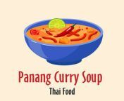 panang curry thai soup icon spicy tasty dish vector 27306290.jpg from icon kari