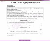 cbse sample paper class 9 science set 1 1.jpg from রসায়ন class 9