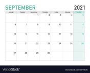 2021 september desk calendar in green white theme vector 34719076.jpg from com best of september 2021 com