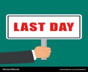 last day sign flat concept vector 21720976.jpg from last day