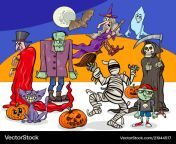 halloween holiday cartoon spooky characters group vector 21944517.jpg from cartoon spooky bonita ki pg xxx sexy 1